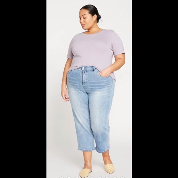 Universal Standard Blue Boyfriend Jeans - Picture 2 of 15